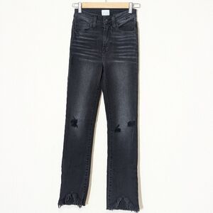 Jonathan Simkhai Distressed Jeans Washed Black size 24